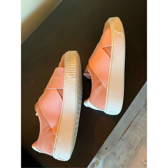 Puma platform suede & leather slip on sz7.5 - Picture 4 of 9